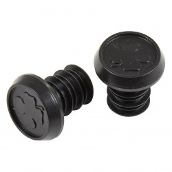 Грипсы Lucky Vice Scooter Grips Black/White Swirl